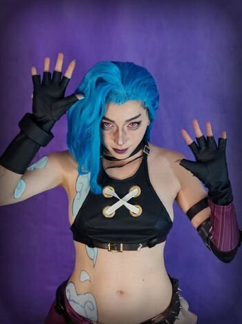 Full leaked Jinx cosplay arcane private onlyfans photo